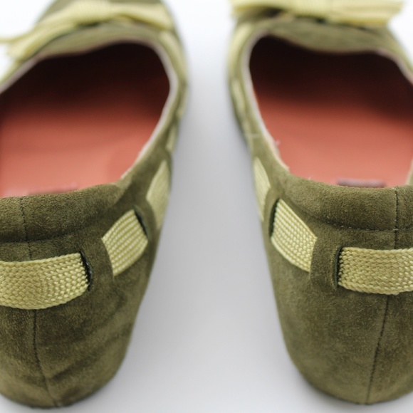 PETER KENT MULTI-GREEN SUEDE/FABRIC CASUAL SHOES - Picture 4 of 4